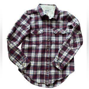 Vans Flannel Button down Plaid Shirt L